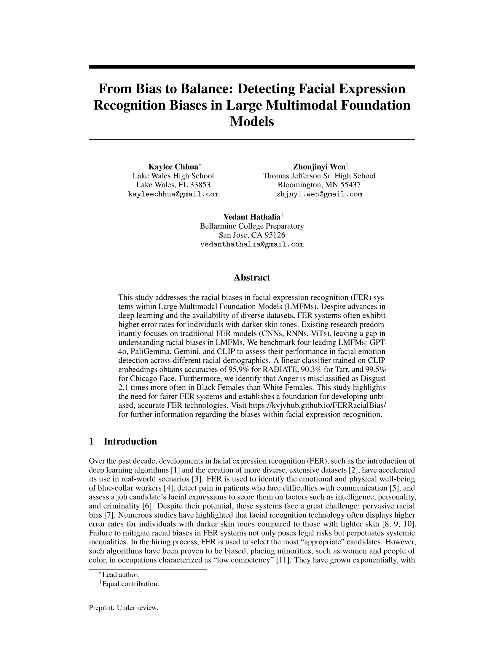Bias paper